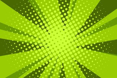 Çizgi roman pop sanat striptiz radyal arka planı