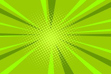 Çizgi roman pop sanat striptiz radyal arka planı