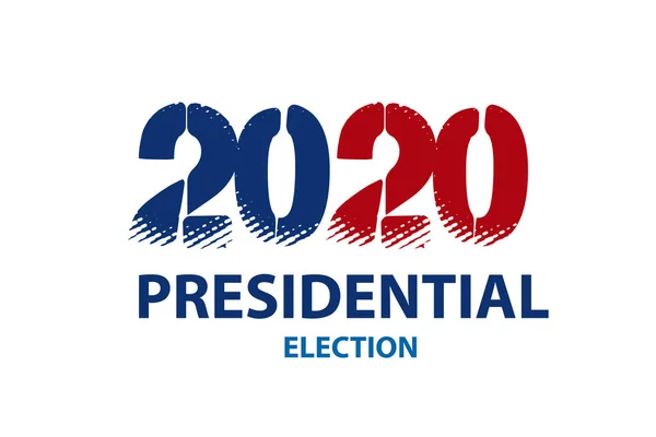 2020年Usa美国总统横幅卡片投票 — 图库矢量图片