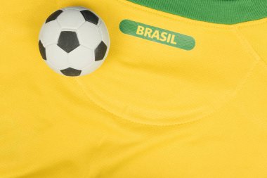 Sao Paulo, Brezilya - 23 Haziran 2018: Ulusal sembol veya logosu Brezilya futbol takımının 
