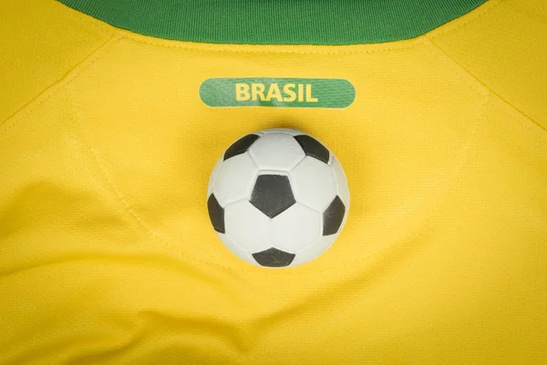 Sao Paulo Brazil June 2018 National Symbol Logo Brazilian Soccer — Stock Photo, Image