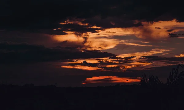 Sonnenuntergang Der Skyline Von Sao Paulo Brasilien — Stockfoto