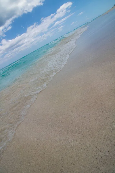 Textura de mar y arena de Cancún — Foto de Stock