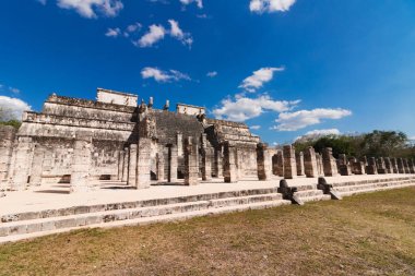 Meksika Chichen Itza Maya Harabeleri-El Castillo piramidi. Uxmal,