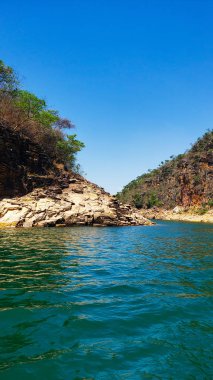 Capit 'teki Furnas Kanyonları - Minas Gerais Eyaleti, Brezilya