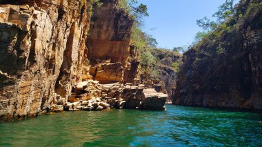 Capit 'teki Furnas Kanyonları - Minas Gerais Eyaleti, Brezilya