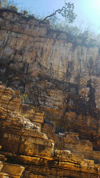 Furnas canyons em Capit =lio - Minas Gerais, Brasil — Fotografia de Stock