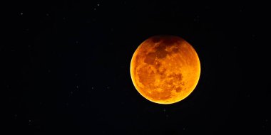 Brezilya 'da Kanlı Ay tutulması 27 Temmuz 2018. 