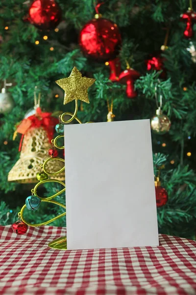 Fondo Plantilla Navidad Con Texto Espacio Para Carta Invitación Email —  Fotos de Stock