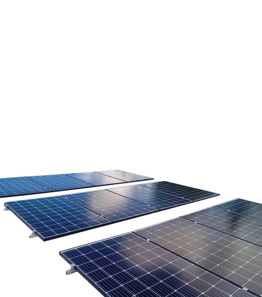 Solární Panely Izolované Bílém Pozadí Pro Koncepci Solární Energie Obrázky — Stock fotografie