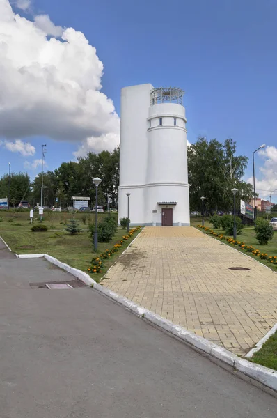 Novosibirsk Rusko Srpen 2016 Věž Foucaultovo Kyvadlo Planetáriu Novosibirsk — Stock fotografie
