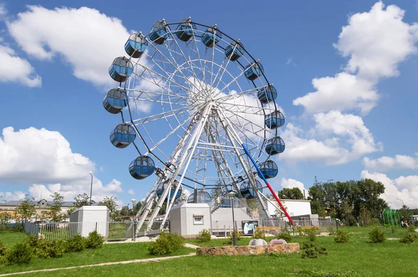 Novosibirsk Russia August 2016 Ferris Wheel Highest Place Novosibirsk Kluch — Stock Photo, Image