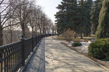 Kremlin içinde asfalt yol