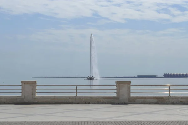 Fountain in Caspian sea — Stock Photo, Image