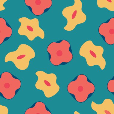 Düzensiz, el yapımı, kumaşlar, duvar kağıtları ve modern tasarımlar için mükemmel bir desen. Yaratıcı projeler, moda baskıları, dijital arkaplanlar ve ev dekorasyonu için ideal.