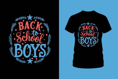 Öğrenciler için mükemmel oyuncu ve modaya uygun sanat eserleri içeren okul çocuklarının tişört tasarımına dönüş. Çocuk kıyafetleri, talep üzerine baskı dükkanları ve şık sınıf kıyafetleri için ideal..