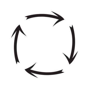 cycle, arrows, cycle arrows, icon. cycle arrows icon.