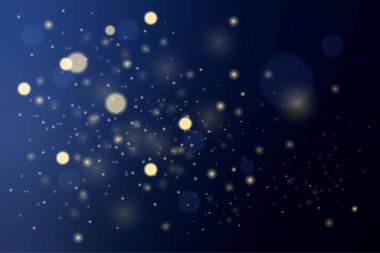 kar taneleri ve yıldızlar arka plan