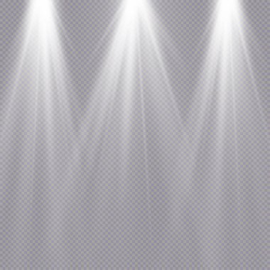 White spotlight effect background