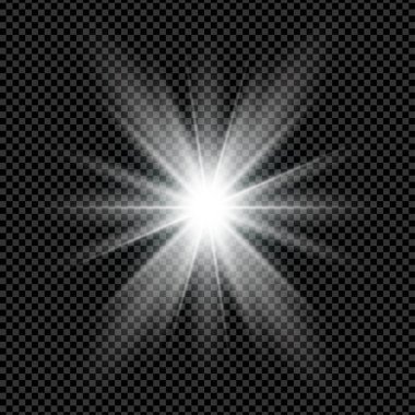 Blur light starburst background