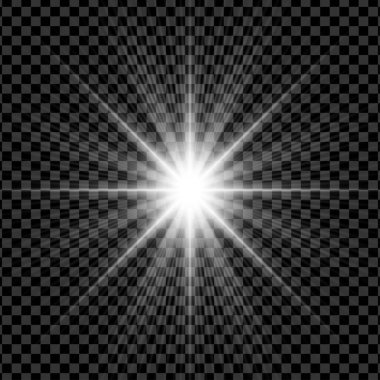 Light spark starburst background
