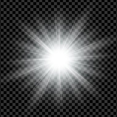 Light beam starburst background