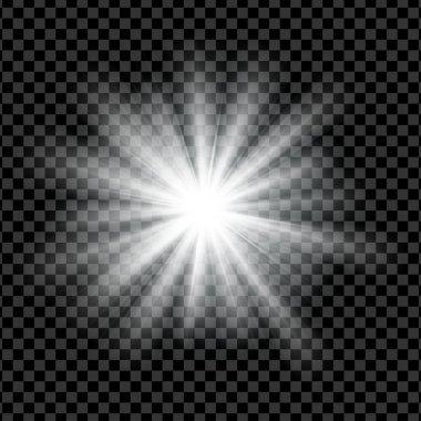 Sparking light flare effect