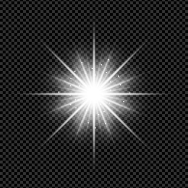 simple white starburst background