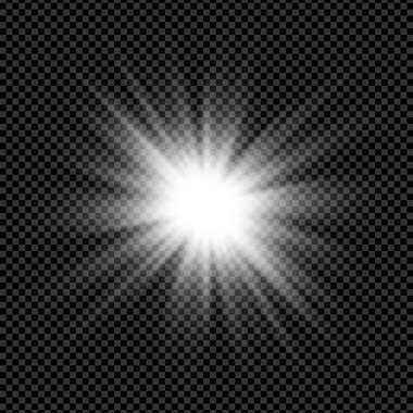 white ray starburst background