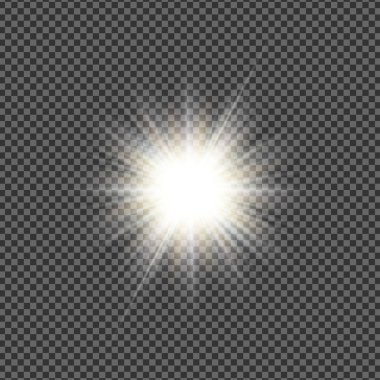 Sparking light flare effect