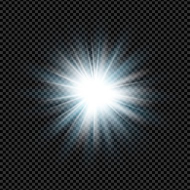 Shining starburst effect background 