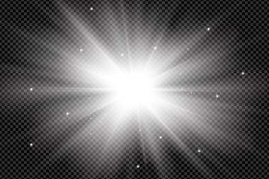 Sci-fi star ray effect