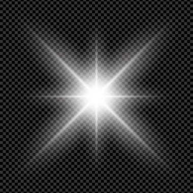 Simple star ray background