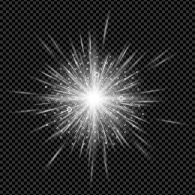 Bright star glitter effect