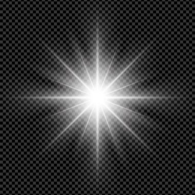 White light glowing effect