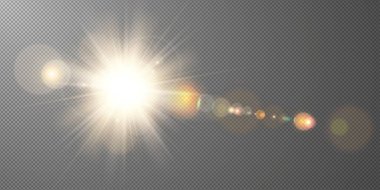 Lens fişeği ile soyut arkaplan.