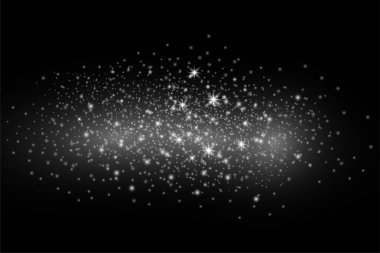 Horizontal glitter effect background