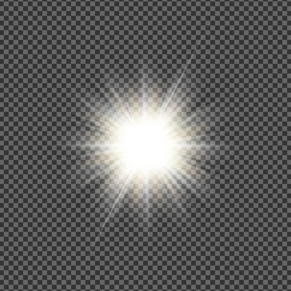 Sparking light flare effect