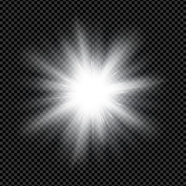 Bright star light ray background