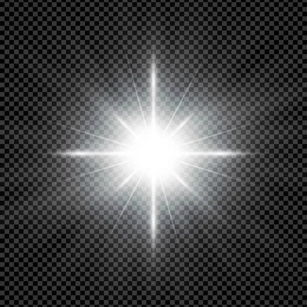 Bright star ray background