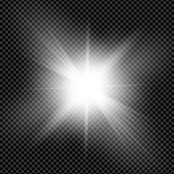 Bright star ray effect background