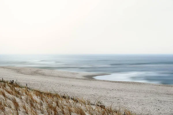 Nordsjöstrand med marramgräs. Sylt ö strand landskap — Stockfoto