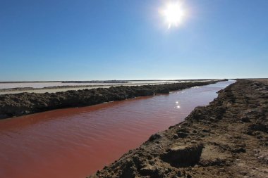 Tuz Pans, Walvis Bay, Namibya 