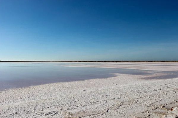 Salt Pans Walvis Bay Namibia — Stock Photo, Image