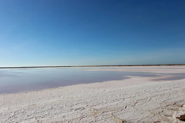 Warzelnię Soli Walvis Bay Namibia — Zdjęcie stockowe