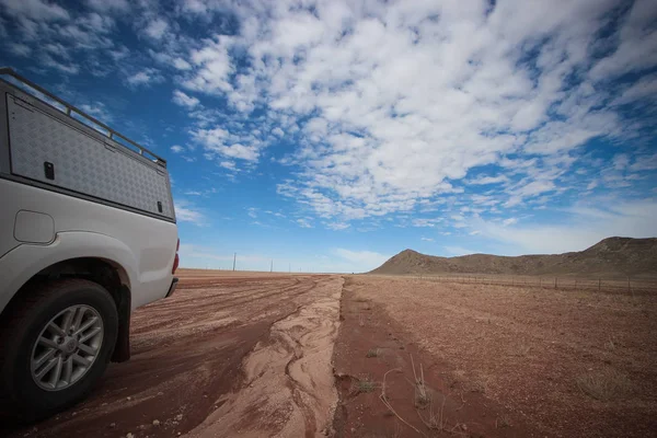 Namib Desert Road Namibië — Stockfoto