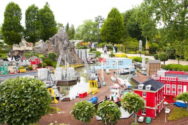 Billund Danimarka, 15 Haziran 2018 - Legoland Billund Danimarka'da