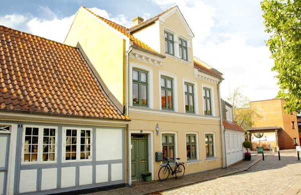 Oude Binnenstad Van Odense Denemarken Andersen Woonplaats — Stockfoto