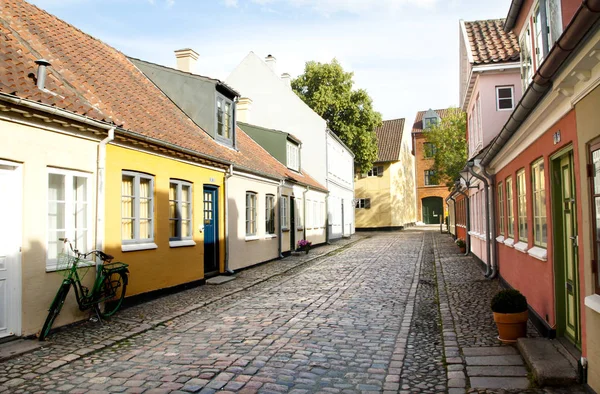 Casco Antiguo Odense Dinamarca Ciudad Natal Andersen — Foto de Stock