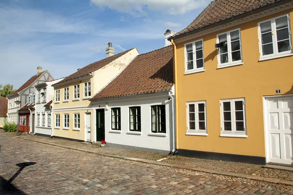 Casco Antiguo Odense Dinamarca Ciudad Natal Andersen —  Fotos de Stock